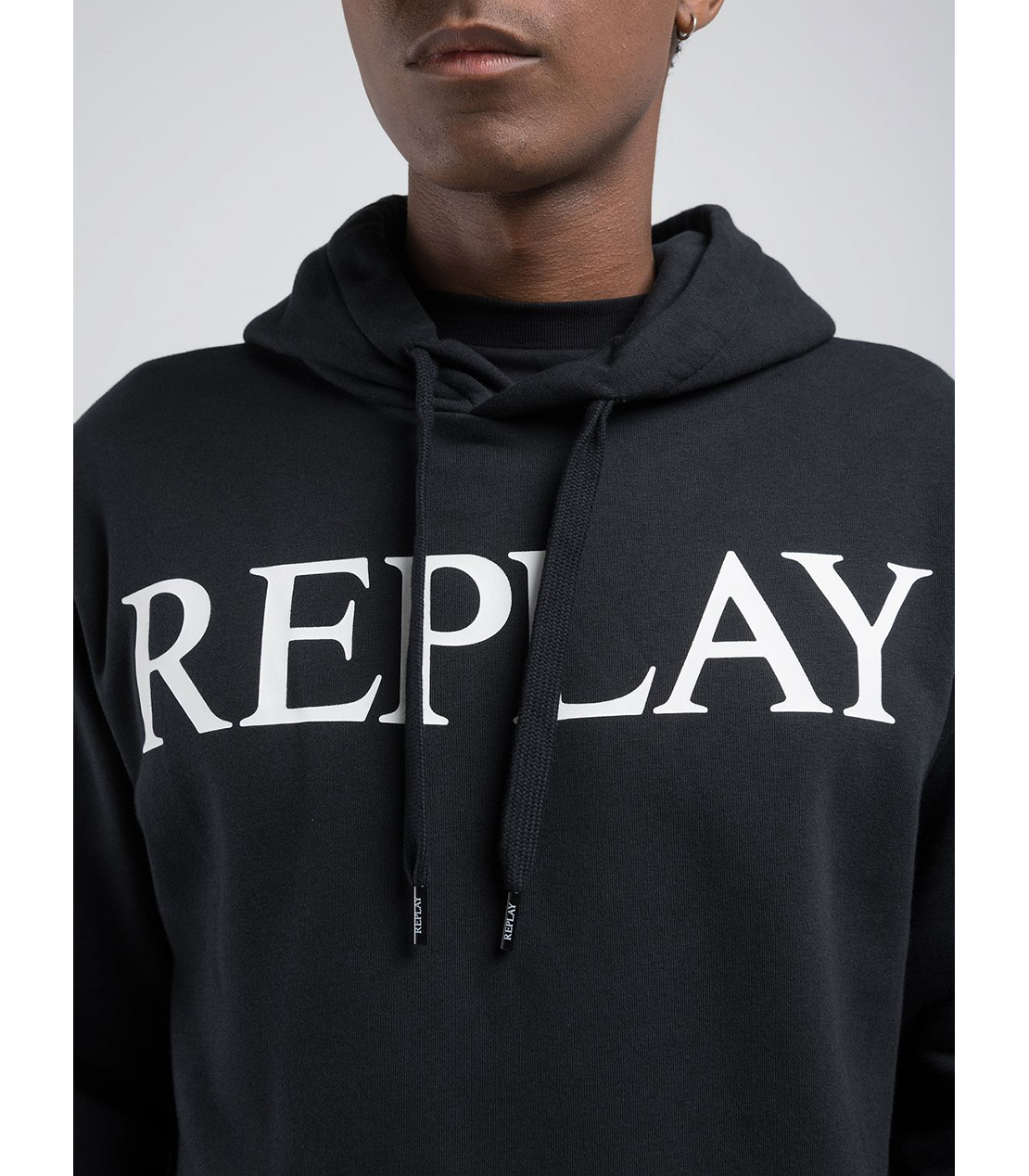 ブラッシュフリースREPLAYフーディー 詳細画像 ブラック 3